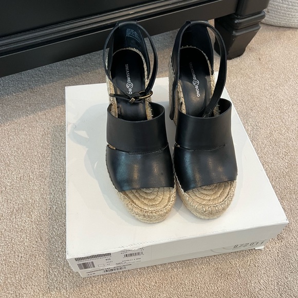 Treasure & Bond Sannibel Lea Wedge Size 8.5 - Picture 7 of 9